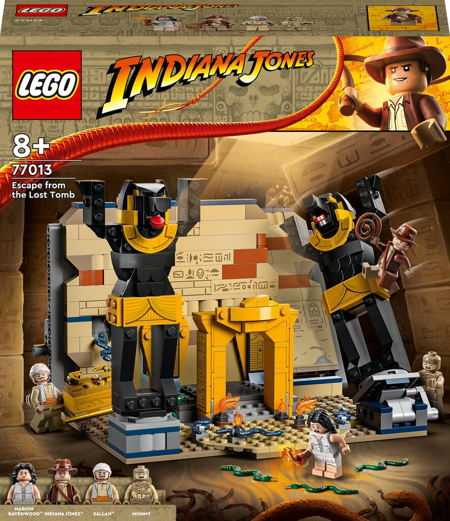 77013 LEGO® Indiana Jones Pabėgimas nuo dingusio kapo цена и информация | Konstruktoriai ir kaladėlės | pigu.lt