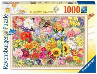 Пазл с цветами Ravensburger Blooming Beautiful, 1000 д. цена и информация | Пазлы | pigu.lt
