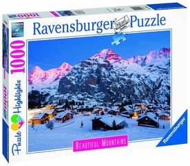 Dėlionė kalnai Ravensburger 17316, 1000 d. kaina ir informacija | Dėlionės (puzzle) | pigu.lt
