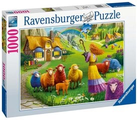 Ravensburger Puzzle The Happy Sheep Yarn Shop 1000pc 16949 цена и информация | Пазлы | pigu.lt