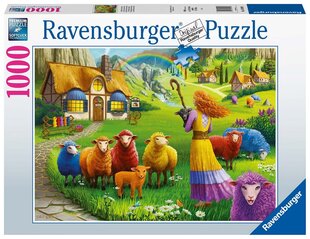 Ravensburger Puzzle The Happy Sheep Yarn Shop 1000pc 16949 цена и информация | Пазлы | pigu.lt