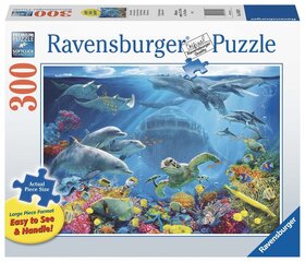 Dėlionė jūros gyvūnai Ravensburger 16829, 300 d. kaina ir informacija | Dėlionės (puzzle) | pigu.lt