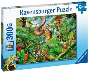 Dėlionė ropliai Ravensburger 12978, 300 d. kaina ir informacija | Dėlionės (puzzle) | pigu.lt