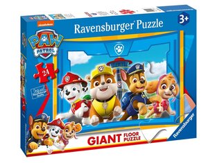 Dėlionė Ravensburger Šunyčiai Patruliai/Paw Patrol Giant Floor, 3090, 24 d. kaina ir informacija | Dėlionės (puzzle) | pigu.lt