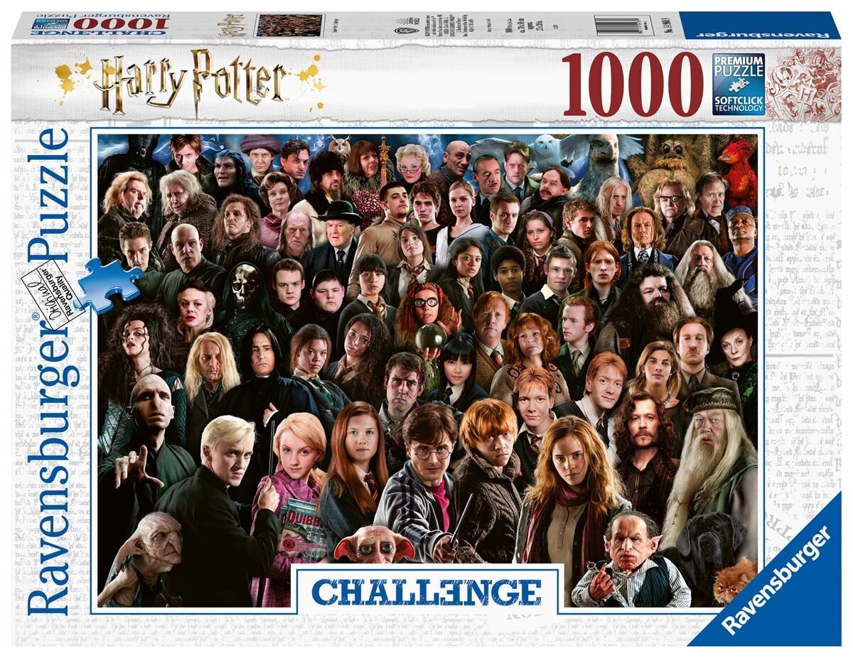 Dėlionė Ravensburger Challange Harry Potter, 14988, 1000 d. kaina ir informacija | Dėlionės (puzzle) | pigu.lt