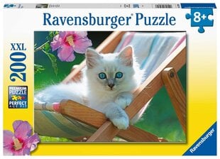 Dėlionė Ravensburger Baltasis kačiukas, 13289, 200 d. kaina ir informacija | Dėlionės (puzzle) | pigu.lt