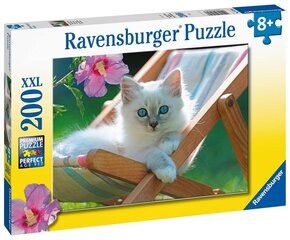 Dėlionė Ravensburger Baltasis kačiukas, 13289, 200 d. kaina ir informacija | Dėlionės (puzzle) | pigu.lt