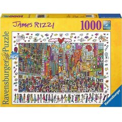 Dėlionė Ravensburger James Rizzi Times Square, 1000 d. kaina ir informacija | Dėlionės (puzzle) | pigu.lt