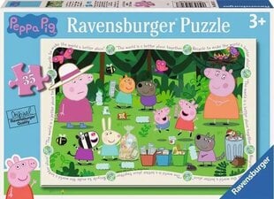 Dėlionė Peppa Pig Ravensburger, 35 d. kaina ir informacija | Dėlionės (puzzle) | pigu.lt