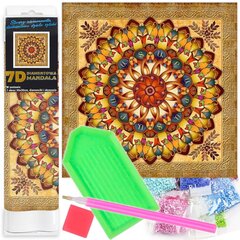 Diamond Mandala Mosaic 7d возле красного и желтого 1006559 цена и информация | Алмазная мозаика | pigu.lt