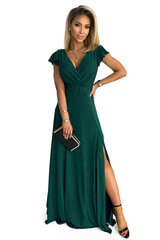 Вечернее платье женское Numoco, зеленое цена и информация | Платья | pigu.lt