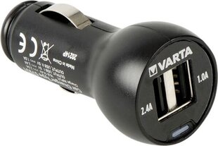 Varta 57931, USB 2.0 x 2, 3.4A цена и информация | Зарядные устройства для телефонов | pigu.lt