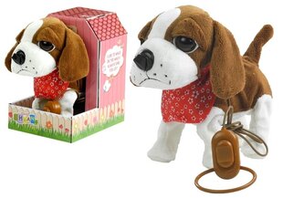 Интерактивная коричневая собака с поводком цена и информация | Игрушки для девочек | pigu.lt