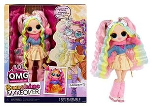 LOL Сюрприз OMG Sunshine Makeover Doll Doll - Bubblegum DJ - включает в себя изменение цвета ультрафиолетового цвета на солнце, множественные сюрпризы и сказочные аксессуары - отличный подарок для детей в возрасте 4 лет. цена и информация | Игрушки для девочек | pigu.lt