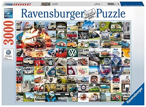 Dėlionė Ravensburger Volkswagen VW Campervan, 3000 dal. kaina ir informacija | Dėlionės (puzzle) | pigu.lt