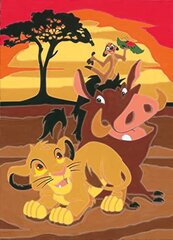 Ravensburger Creart Lion King Number for Kids - наборы для рисования искусства и ремесел на возраст 7 лет вверх цена и информация | Живопись по номерам | pigu.lt