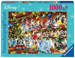 Пазл Ravensburger Disney Christmas Snowglobe Paradise, 1000 д. цена и информация | Пазлы | pigu.lt