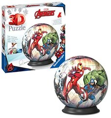 Ravensburger Marvel Avengers 3D головоломка для детей в возрасте 6 лет - 72 штуки - не требуется клей цена и информация | Игрушки для мальчиков | pigu.lt