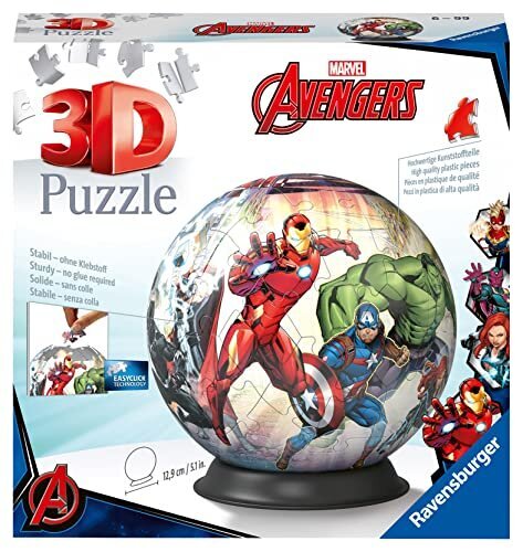 3D dėlionė Ravensburger, Marvel Avengers kaina ir informacija | Žaislai berniukams | pigu.lt