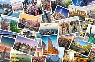 Ravensburger New York 5000 Piece Buzzles для взрослых и детей в возрасте 12 лет - Соединенные Штаты и желтые такси цена и информация | Пазлы | pigu.lt