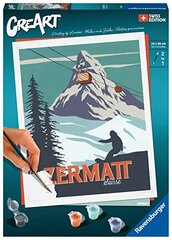 Краска Равенсбургера по числам 23500 - Zermatt - с 12 лет цена и информация | Живопись по номерам | pigu.lt