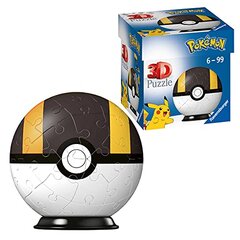 3D dėlionė Ravensburger Pokemon Ultra Ball, 54 det. kaina ir informacija | Dėlionės (puzzle) | pigu.lt