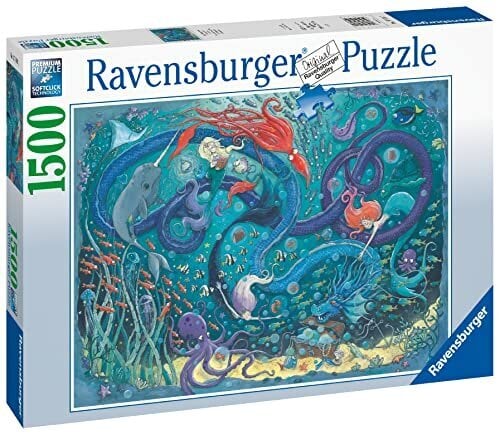 Dėlionė Ravensburger Puzzle Undinėlės, 1500 d. kaina ir informacija | Dėlionės (puzzle) | pigu.lt