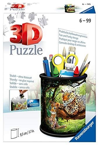 3D dėlionė Laukinės gamtos įrankių dėžutė Ravensburger, 54 dal. 11263 kaina ir informacija | Žaislai berniukams | pigu.lt