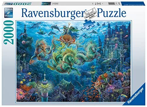 Dėlionė povandeninė pasaka Ravensburger, 2000 d. kaina ir informacija | Dėlionės (puzzle) | pigu.lt