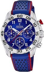 Festina Young Chronograph Quartz Clock с кожаным браслетом F20458/2 цена и информация | Женские часы | pigu.lt