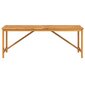 vidaXL Sodo valgomojo stalas, 200x90x74cm, akacijos medienos masyvas kaina ir informacija | Lauko stalai, staliukai | pigu.lt