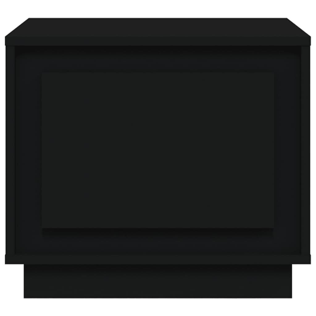 Kavos staliukas vidaXL 51x50x44cm, juodas kaina ir informacija | Kavos staliukai | pigu.lt