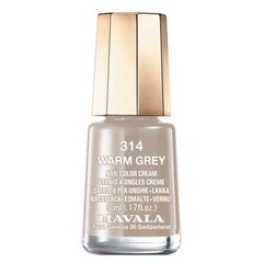 Nagų lakas Mavala Nail Polish, N.314 Warm Grey, 5 ml kaina ir informacija | Nagų lakai, stiprintojai | pigu.lt