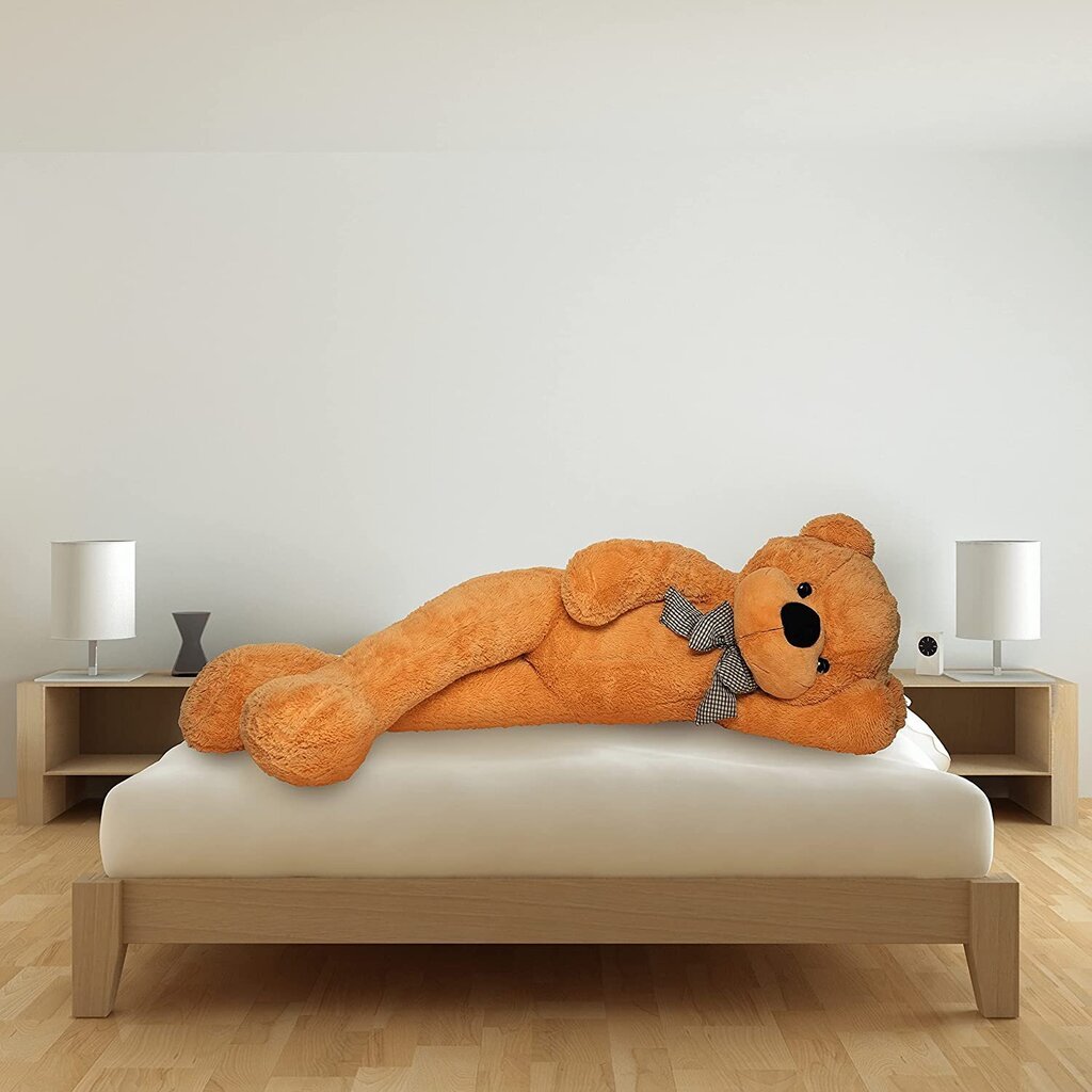 Didelis meškinas, 180cm, oranžinis kaina ir informacija | Minkšti (pliušiniai) žaislai | pigu.lt