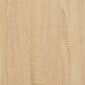vidaXL Spintelė praustuvui, ąžuolo, 80x33x60cm, apdirbta mediena kaina ir informacija | Vonios spintelės | pigu.lt