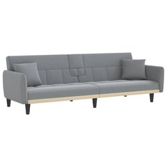 Sofa-lova vidaXL, pilka цена и информация | Диваны | pigu.lt