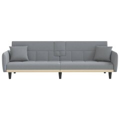 Sofa-lova vidaXL, pilka цена и информация | Диваны | pigu.lt