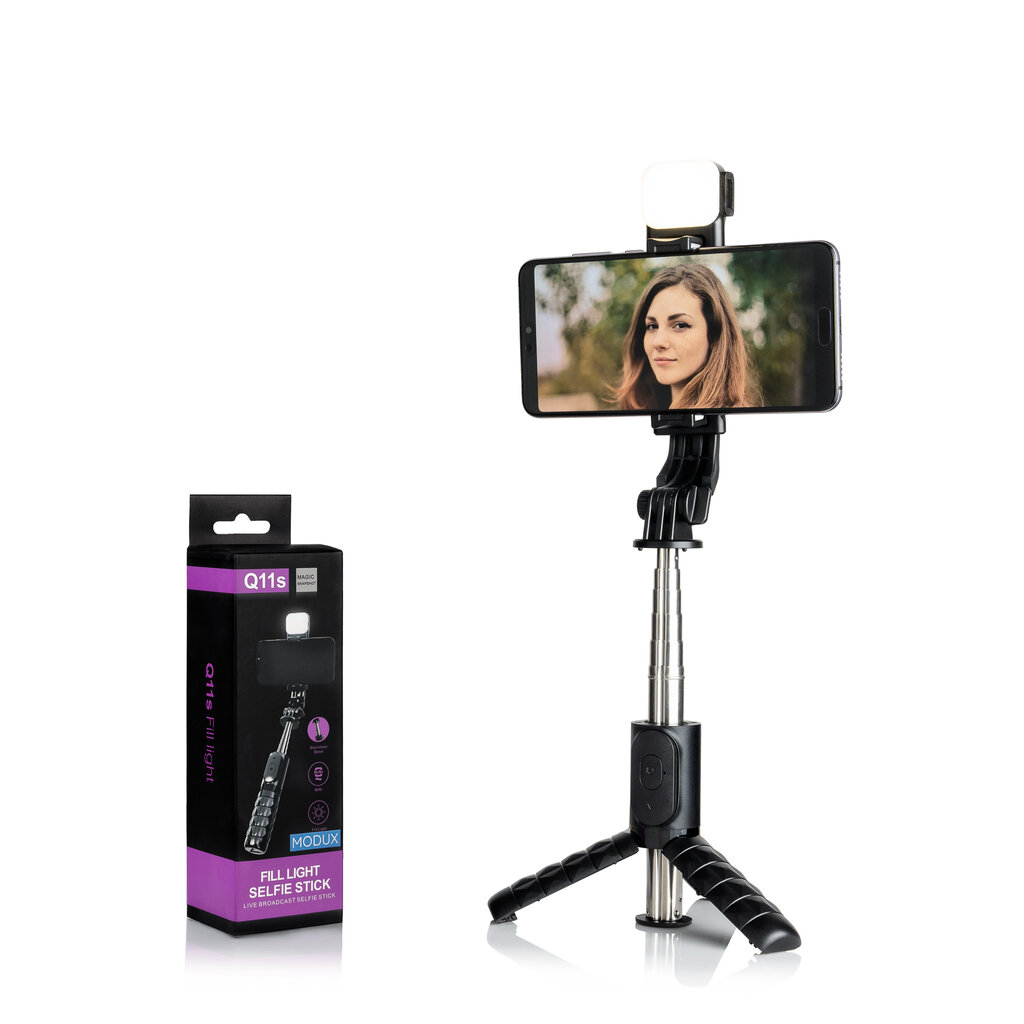 Modux Selfie Stick LED 3 in 1 kaina ir informacija | Asmenukių lazdos (selfie sticks) | pigu.lt