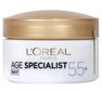 Dieninis veido kremas L'Oreal Paris Age Specialist 55+ 50 ml цена и информация | Veido kremai | pigu.lt