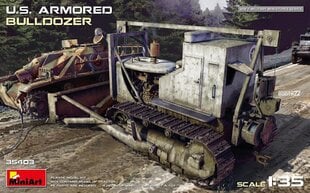 Klijuojamas Modelis MiniArt 35403 U.S. Armored Bulldozer 1/35 kaina ir informacija | Klijuojami modeliai | pigu.lt