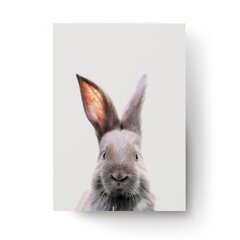 Настенный плакат Маленький кролик Милый постер Декор интерьера для детской комнаты - 45 х 32 см цена и информация | Репродукции, картины | pigu.lt