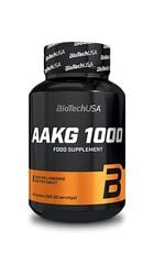 Maisto papildas Biotech AAKG 1000 100 tab. kaina ir informacija | Azoto oksido skatintojai | pigu.lt