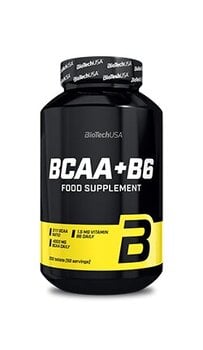 Maisto papildas Biotech BCAA + B6 200 tab. kaina ir informacija | Aminorūgštys | pigu.lt
