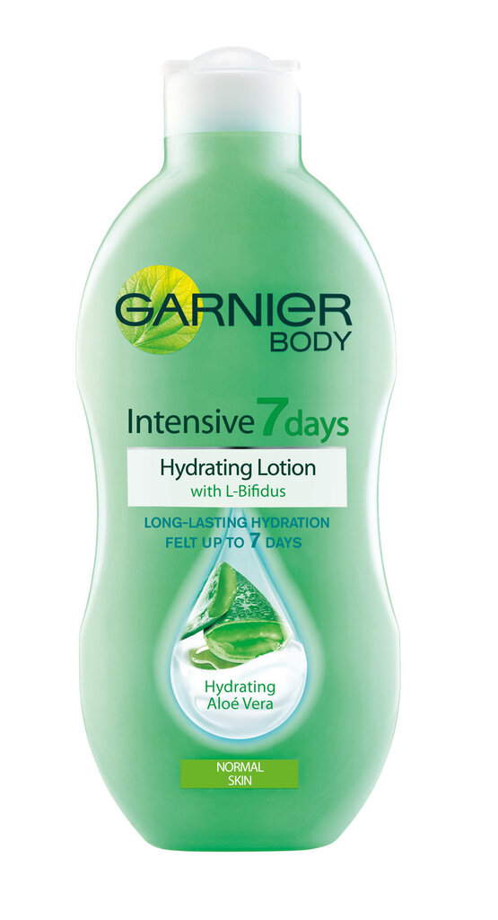 Drėkinamasis losjonas normaliai odai Garnier Body Intensive 7 Days, 400 ml цена и информация | Kūno kremai, losjonai | pigu.lt