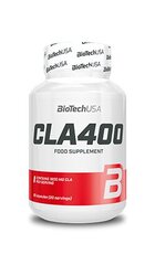 Пищевая добавка Biotech CLA 400, 80 капс. цена и информация | Добавки и препараты для похудения | pigu.lt