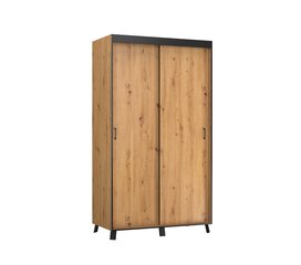 Spinta ADRK Furniture Bergamo, 200 cm, ruda kaina ir informacija | Spintos | pigu.lt