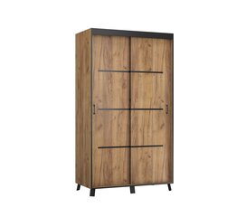Spinta ADRK Furniture Berke, 120 cm, ruda kaina ir informacija | Spintos | pigu.lt