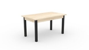 Stalas ADRK Furniture 80 Rodos, rudas/juodas kaina ir informacija | Virtuvės ir valgomojo stalai, staliukai | pigu.lt