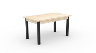 Стол ADRK Furniture 81 Rodos, коричневый/черный цена и информация | Кухонные и обеденные столы | pigu.lt