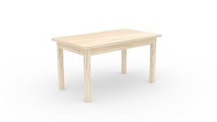 Стол ADRK Furniture 82 Rodos, коричневый цена и информация | Кухонные и обеденные столы | pigu.lt